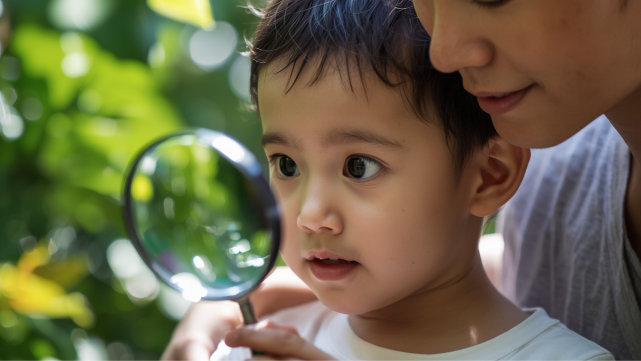 Ba mẹ và bé cùng làm thí nghiệm khoa học